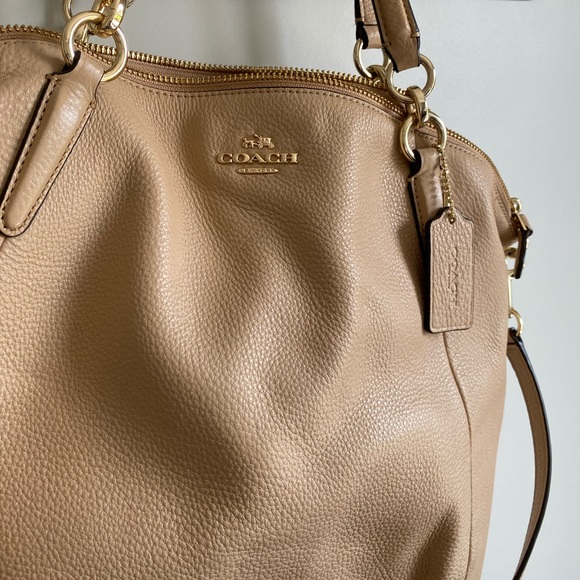 Coach Handbags - Coach Pebbled Leather Shoulder Bag